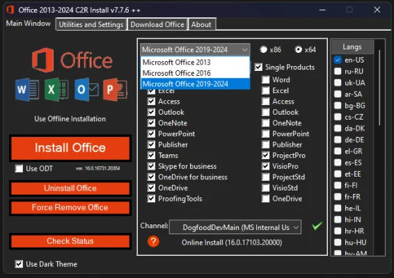 Microsoft Office Tool 2013 – 2024 Fullcrack HTO
